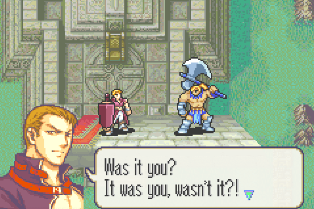 Linus saying to Hawkeye, "Was it you? It was you, wasn't it?"