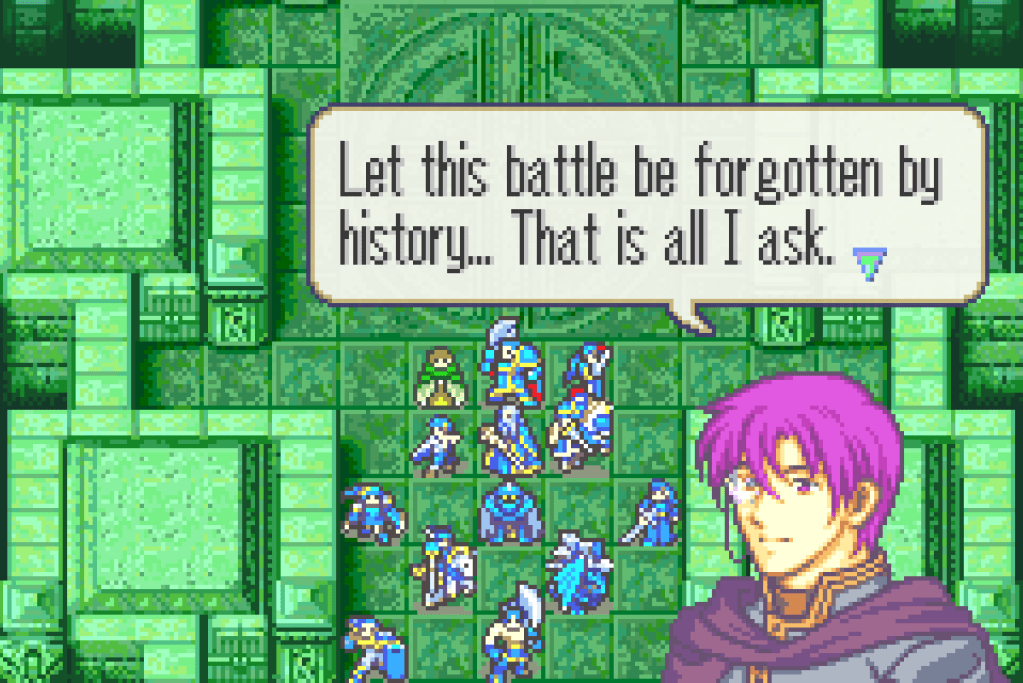 Canas saying "Let this battle be forgotten by history... That is all I ask."