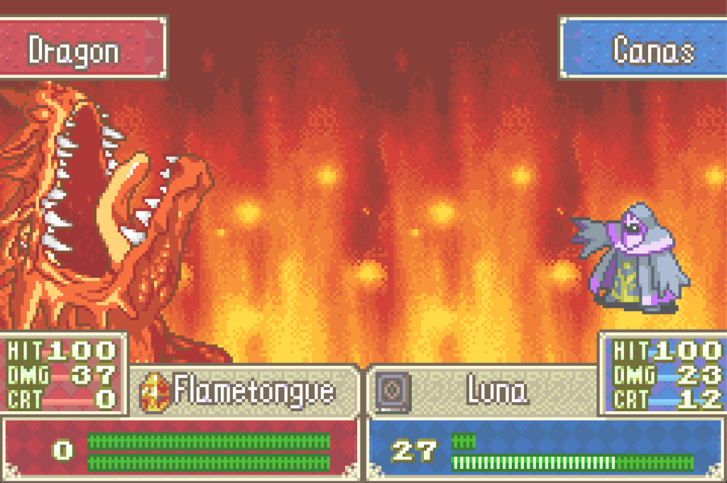 Canas defeating the dragon