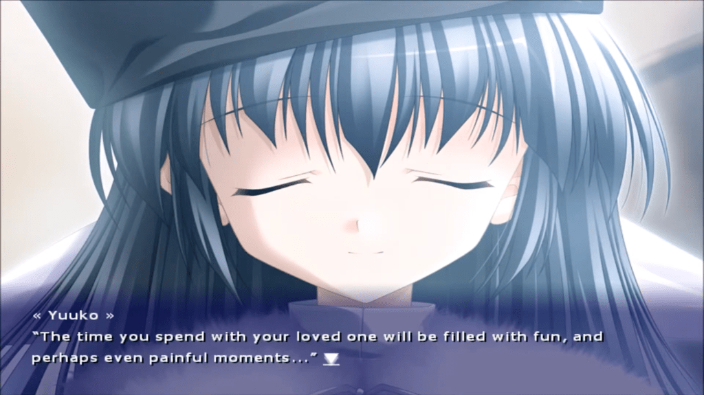 She continues, "The time you spend with your loved one will be filled with fun, and perhaps even painful moments..."