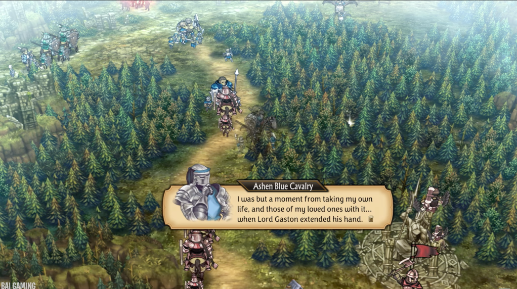 Ashen Blue Cavalry: "I was but a moment from taking my own life, and those of my loved ones with it... when Lord Gaston extended his hand."