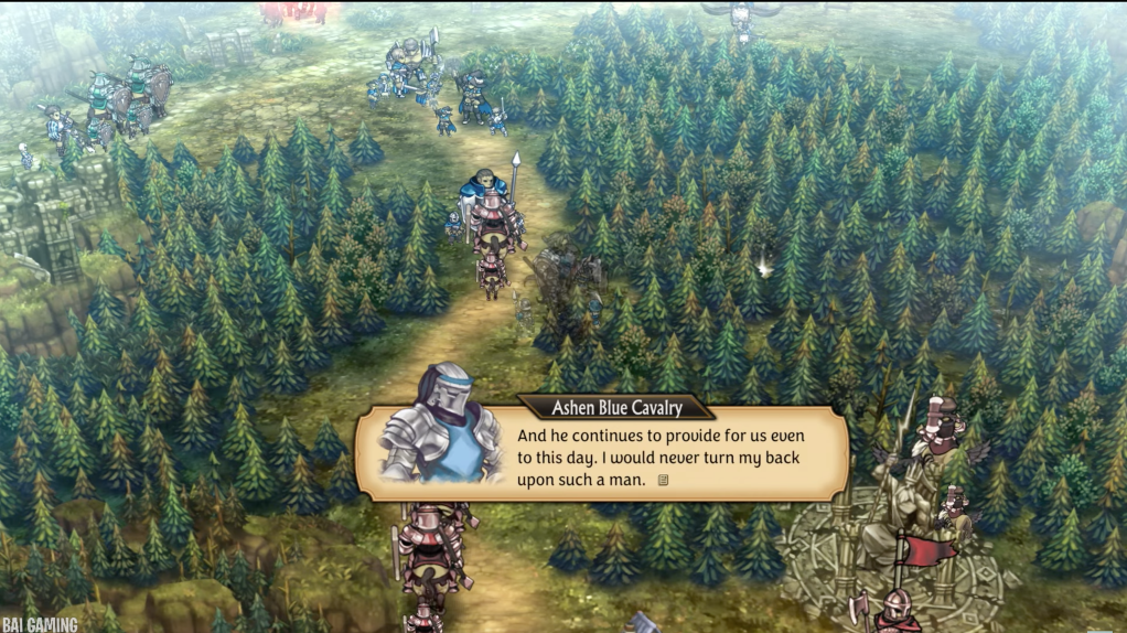 "And he continues to provide for us even to this day. I would never turn my back upon such a man."