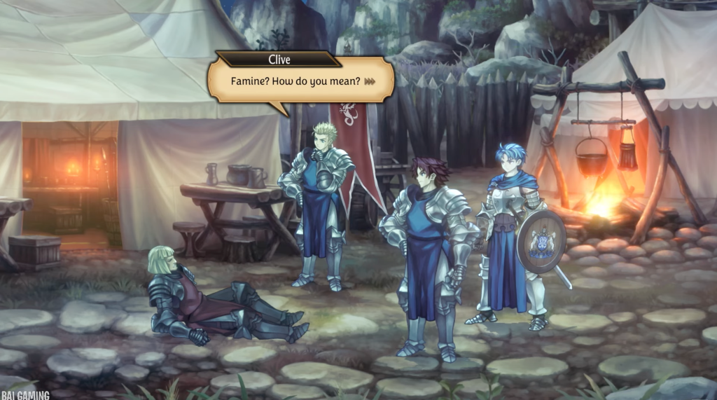 Clive: "Famine? How do you mean?"