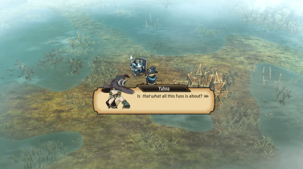 Yahna responds, "Is that what all this fuss is about?"