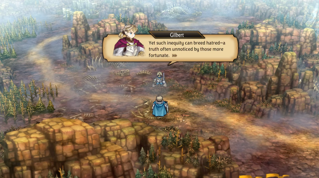 Gilbert: "Yet such inequities can breed hatred–a truth often unnoticed by those more fortunate."