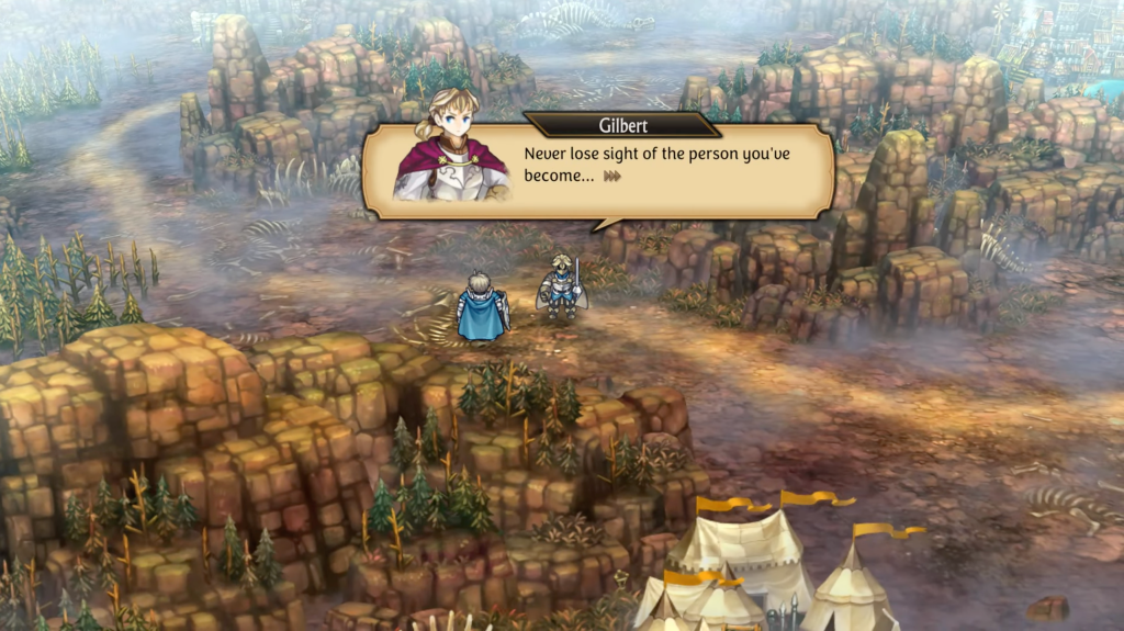 Gilbert: "Never lose sight of the person you've become..."