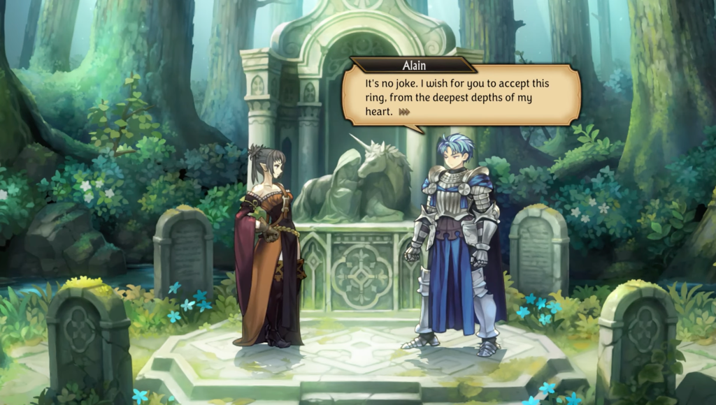 "It's no joke. I wish for you to accept this ring, from the deepest depths of my heart."