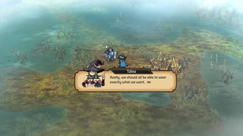 Yahna smiles and says, "Really, we should all be able to wear exactly what we want."