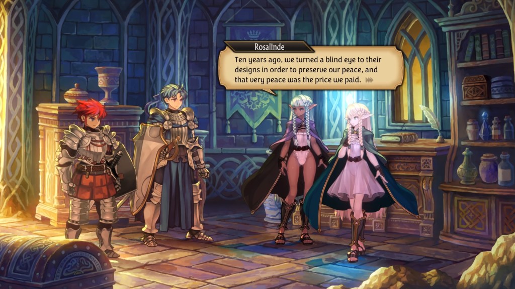 She continues, "Ten years ago, we turned a blind eye to their designs in order to preserve our peace, and that very peace was the price we paid."