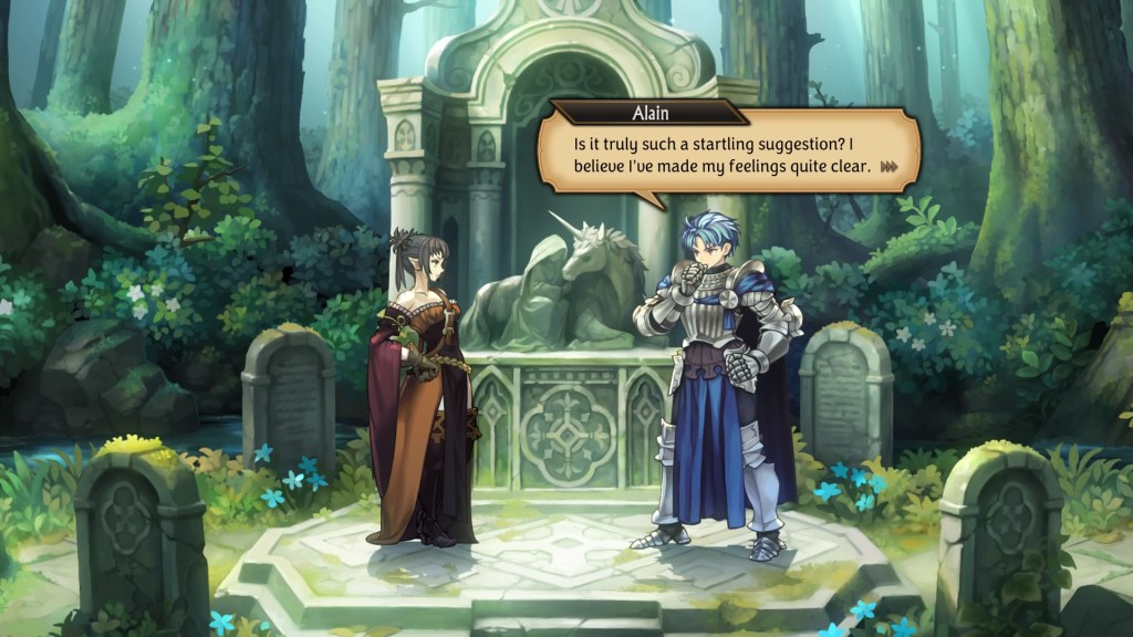 Alain looks a bit perplexed, "Is it truly such a startling suggestion? I believe I've made my feelings quite clear."