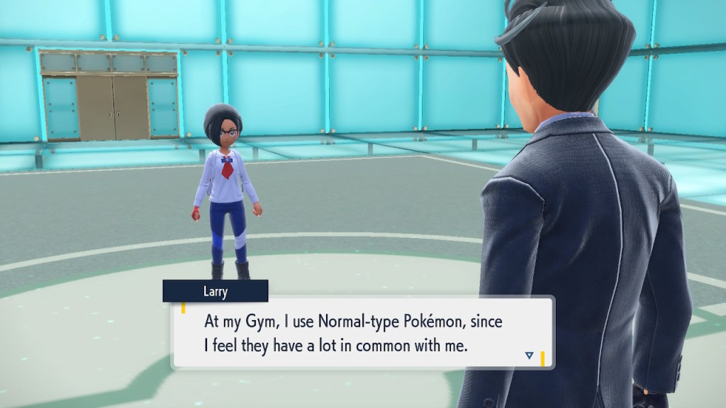 "At my Gym, I use Normal-type Pokemon, since I feel they have a lot in common with me."