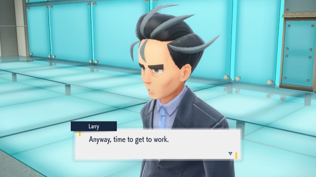 "Anyway, time to get to work."