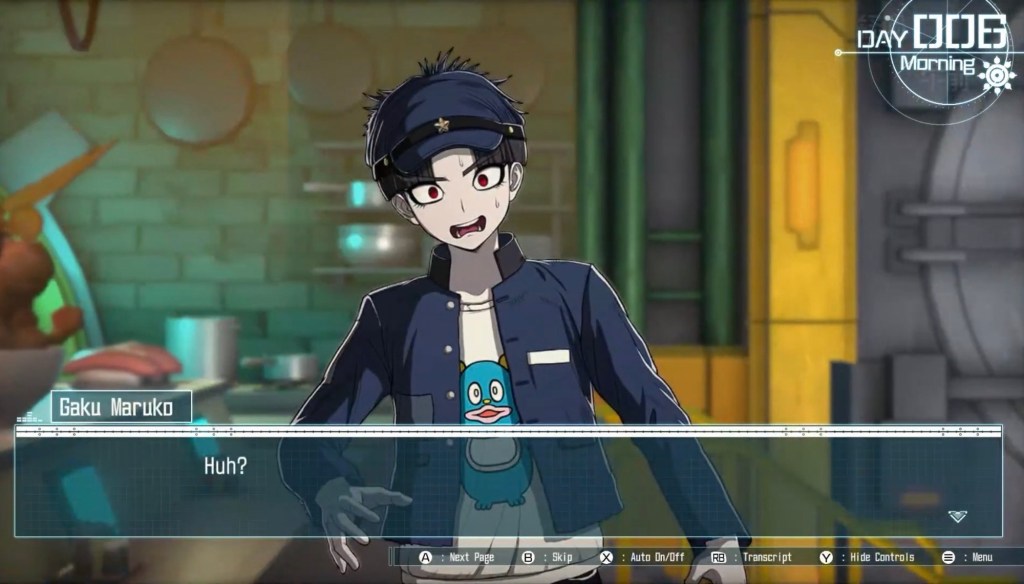 Gaku looks shocked, "Huh?"