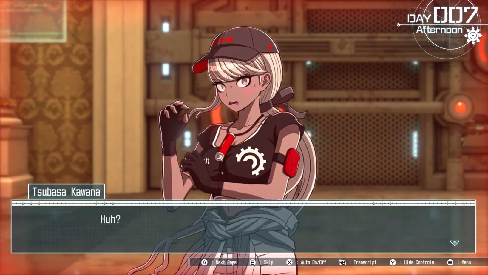 Tsubasa looks surprised, "Huh?"