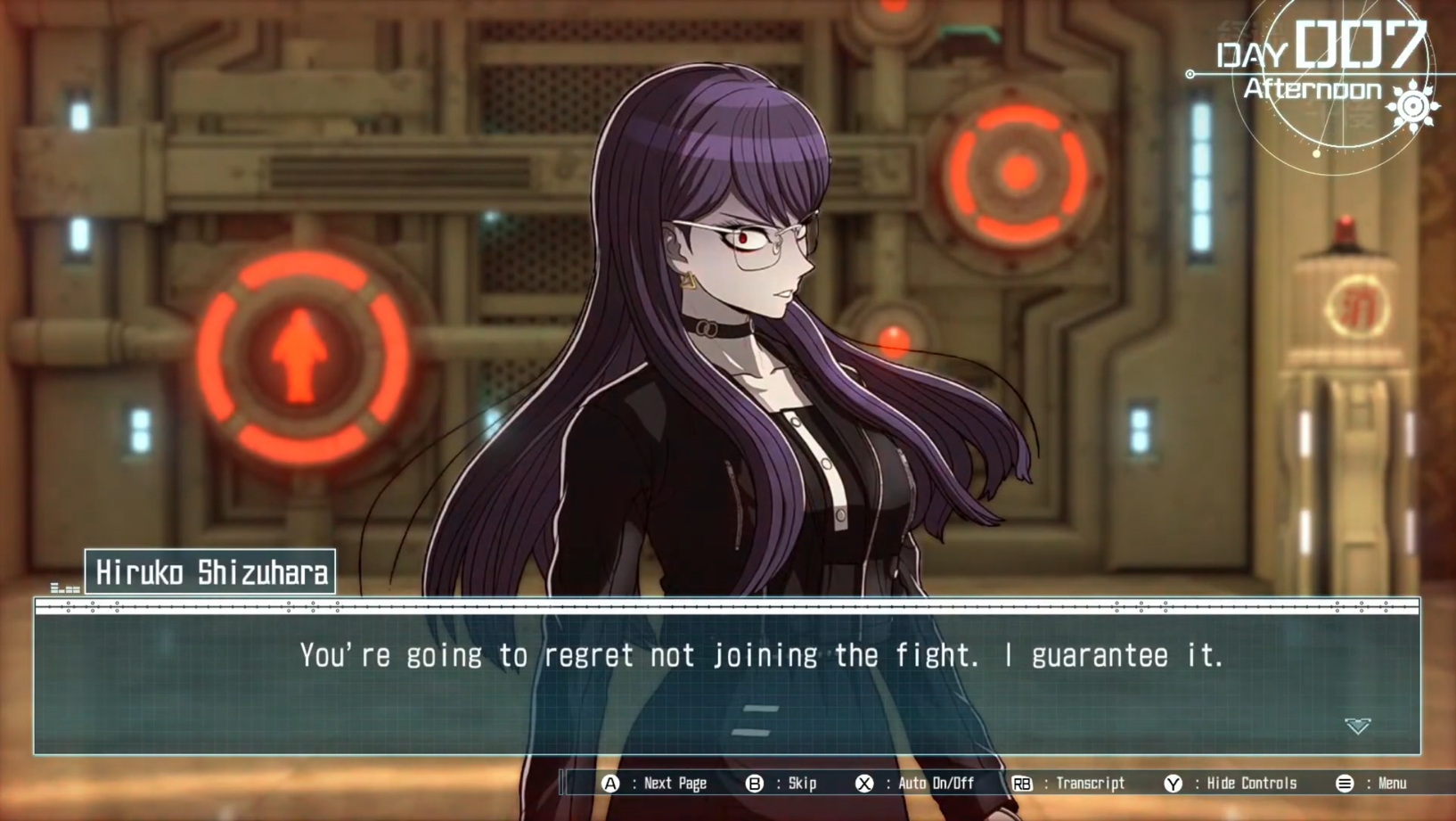 She turns arond again, she's realll mad. "You're going to regret not joining the fight. I guarantee it."