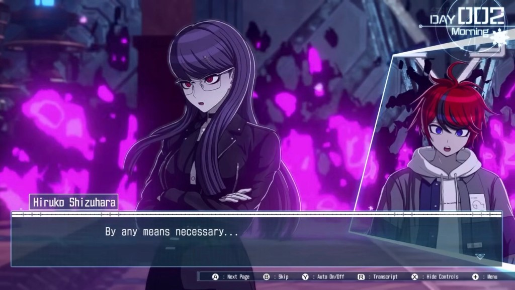 Her eyes open again, with a grim expression, "By any means necessary..."