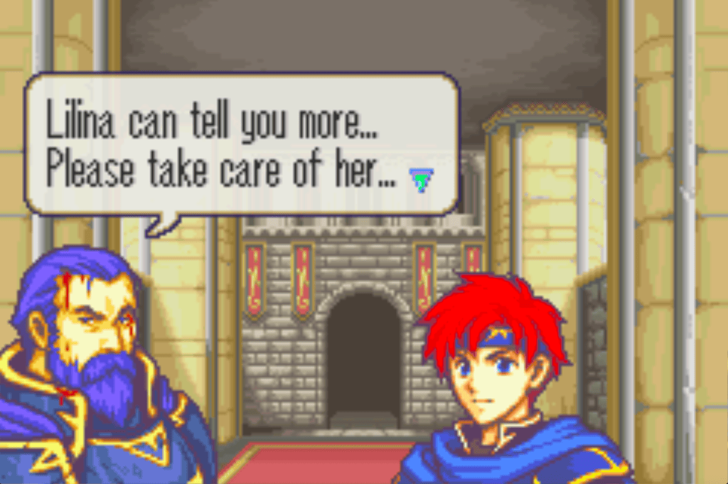 Hector responds, "Lilina can tell you more... please take care of her..."
