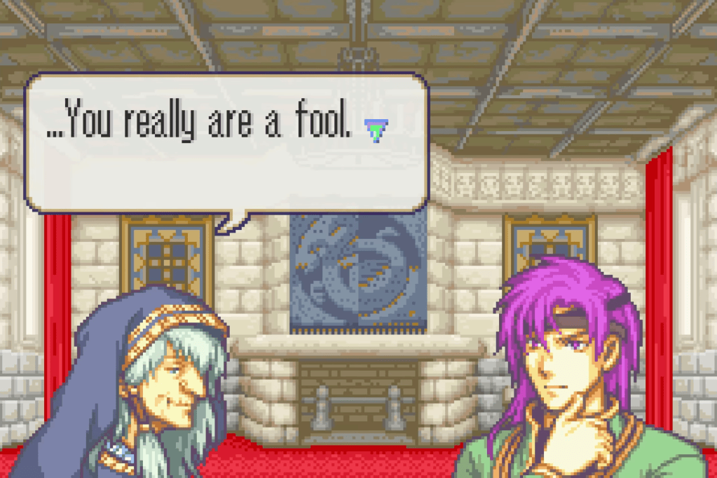 Support Conversation B, Niime: "... You really are a fool."