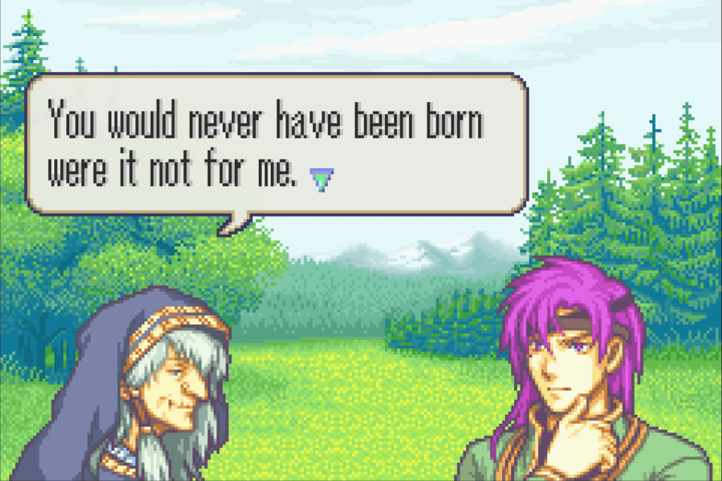 Niime: "You would never have been born were it not for me."