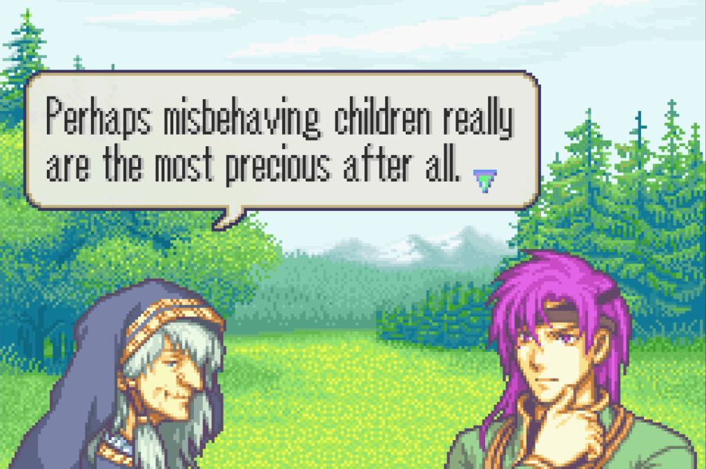 Niime: "Perhaps misbehaving children really are the most precious after all."